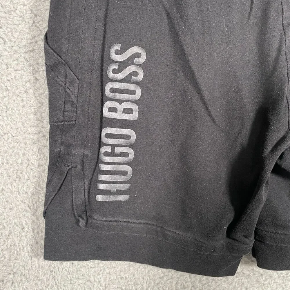 Boss Hugo Boss Black Shorts Sweat-Short Mens Size Small